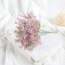 GobekUsa Elegant Flocking Lover Grass Bouquet Mother's Day Gift Silk Flower Bouquet
