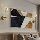 GobekUsa Crystal Wall Lamp: Modern Light Luxury LED Fixture for Bedroom, Living Room & TV Background