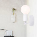 GobekUsa Adjustable Angle Bedside Wall Lamp Holder for Modern Indoor Sconces