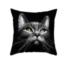 GobekUsa Black Cat Pillowcases - Cute Kitty Animal Lover Cushion Cover