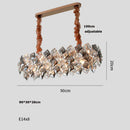 GobekUsa Crystal Dimmable LED Chandelier in Gold and Silver Finishes