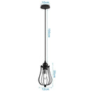 GobekUsa Adjustable Industrial Wall Light Rustic Wire Metal Cage Sconce