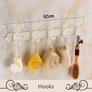 GobekUsa Aluminum Bath Hardware Set: Shelf, Towel Rack, Paper Holder, Brush Holder, Hooks
