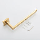 GobekUsa Gold Bathroom Hardware Set: Hook, Towel Rail, Bar, Shelf, Tissue Holder & More