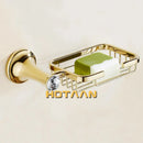 GobekUsa Gold Bathroom Hardware Set: Towel Rack, Toilet Paper Holder, Towel Bar, Hook