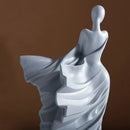 GobekUsa Abstract Dancer Figure Resin Sculpture for Modern Home Decor