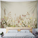 GobekUsa Boho Green Leaf Tapestry Wall Hanging - Natural Plant Landscape Home Decor