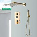 GobekUsa Gold Digital Display Shower System with Tub Spout