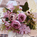 GobekUsa Autumn Silk Tea Rose Gerbera Daisy for Wedding and Home Decor