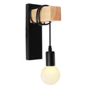 GobekUsa Artistic Metal Iron Wall Lamp for Bedroom Livingroom Restaurant Bar Sconce