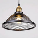 GobekUsa Black Iron Net-Cage Pendant Light Fixture for Kitchen, Bedroom, Living Room, Restaurant