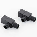 GobekUsa Brus Gold Corner Valve, Stainless Steel Black Angle Valve for Bathroom Tap