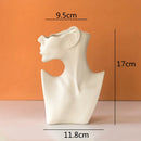 GobekUsa Abstract Half Face Ceramic Vase Portrait Ornament Artistic Handicraft