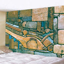 GobekUsa Brick Wall Texture Bohemian Mandala Wall Hanging Tapestry for Home Decor