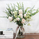 GobekUsa Eucalyptus Greenery Stems: 8pcs for Home Decor, Weddings, & Parties
