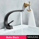 GobekUsa Brass Faucet Hot Cold Water Mixer Tap for Bathroom Vanity Sink