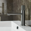 GobekUsa Gold Single Handle Bathroom Faucet Hot Cold Water Mixer Deck Mounted