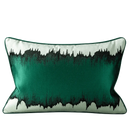 GobekUsa Asian Landscape Painting Jacquard Square Pillow Cover 45x45cm