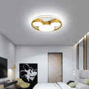 GobekUsa 34W LED Mickey Mouse Ceiling Light for Children's Bedroom and Living Room