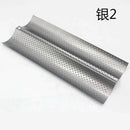 GobekUsa Wave Bread Pan for Baking French Baguettes - 4 Groove Non-Stick Cake Tray