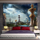 GobekUsa Angel Devil Hell Witchcraft Hippie Psychedelic Halloween Dorm Tapestry