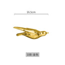 GobekUsa Golden Bird Wall Hanging Modern Decor Pigeon Accessory