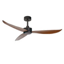 GobekUsa 52" Plastic Blade Ceiling Fan with Remote Control for Bedroom