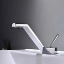 GobekUsa Black Basin Faucet: Modern Single Handle Waterfall Mixer Tap for Bathroom