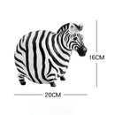 GobekUsa Big Belly Zebra Resin Sculpture: Modern Decor for Home, Office, Living Room