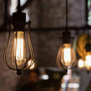 GobekUsa 6W 220V LED Tubular Filament Bulb Gold Tint Dimmable E26 E27 2200K