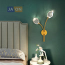 GobekUsa Crystal Stone Designer LED Wall Sconce for Bedroom and Corridor