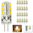 GobekUsa LED G4 3W Bulb 24 SMD 2835 AC DC 12V 220V Spotlight 2Y Warranty