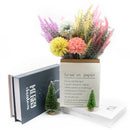 GobekUsa Lavender Vase: Artificial Flowers Home Decor Wedding Decorative Flower Pot
