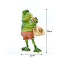 GobekUsa Frog Band Figurine: Modern Nordic Home Decor for Music Lovers