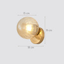 GobekUsa Glass Ball Wall Lamp: Modern Minimalist Nordic Style, Luxury Bedroom Lighting