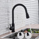 GobekUsa Gold Brass Kitchen Faucet Rotatable Mixer Tap Single Handle Hot&Cold Water