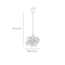 GobekUsa G9 Leaf Pendant Light Industrial Suspension Lamp - Metal Hanging Lights