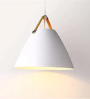 GobekUsa Leather and Iron Finish Pendant Light Fixture for Kitchen Dinning Living Room