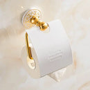 GobekUsa Bath Hardware Set: Shelf, Towel Rack, Holder, Brush Holder, Towel Hanger, Hooks