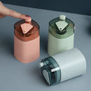 GobekUsa Automatic Toothpick Dispenser Holder | Wheat Straw Container Push Pop-up