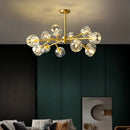 GobekUsa Crystal LED Chandelier Ceiling Light for Elegant Home Décor