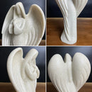 GobekUsa Angel Wing Girl Resin Statue for Home Decor