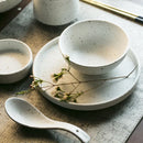 GobekUsa Ceramic Dinner Plate Set - Round Western Meal Plate, Steak Dish, Rice Bowl
