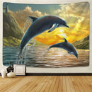 GobekUsa Animal Psychedelic Tapestry: Bohemian Bedroom Decor & Yoga Mat