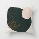 GobekUsa Geometric Stitch Print Pillow Cover - Modern Minimalist Office Cushion