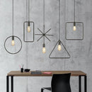 GobekUsa Industrial Nordic Retro Pendant Lights for Home and Bar Chandelier.