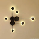 GobekUsa Geometric LED Wall Lamp: Modern Hotel Living Room Sconce, Bedroom Light Fixture