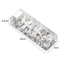 GobekUsa Cable Storage Box: Transparent Desk Organizer for Wire Management