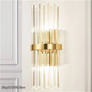 GobekUsa Crystal Golden Wall Lamp: Luxury American Country Style Light Fixtures