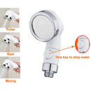 GobekUsa 3 Modes White Water Faucet Handheld Shower Nozzle for Bathroom and Kitchen
